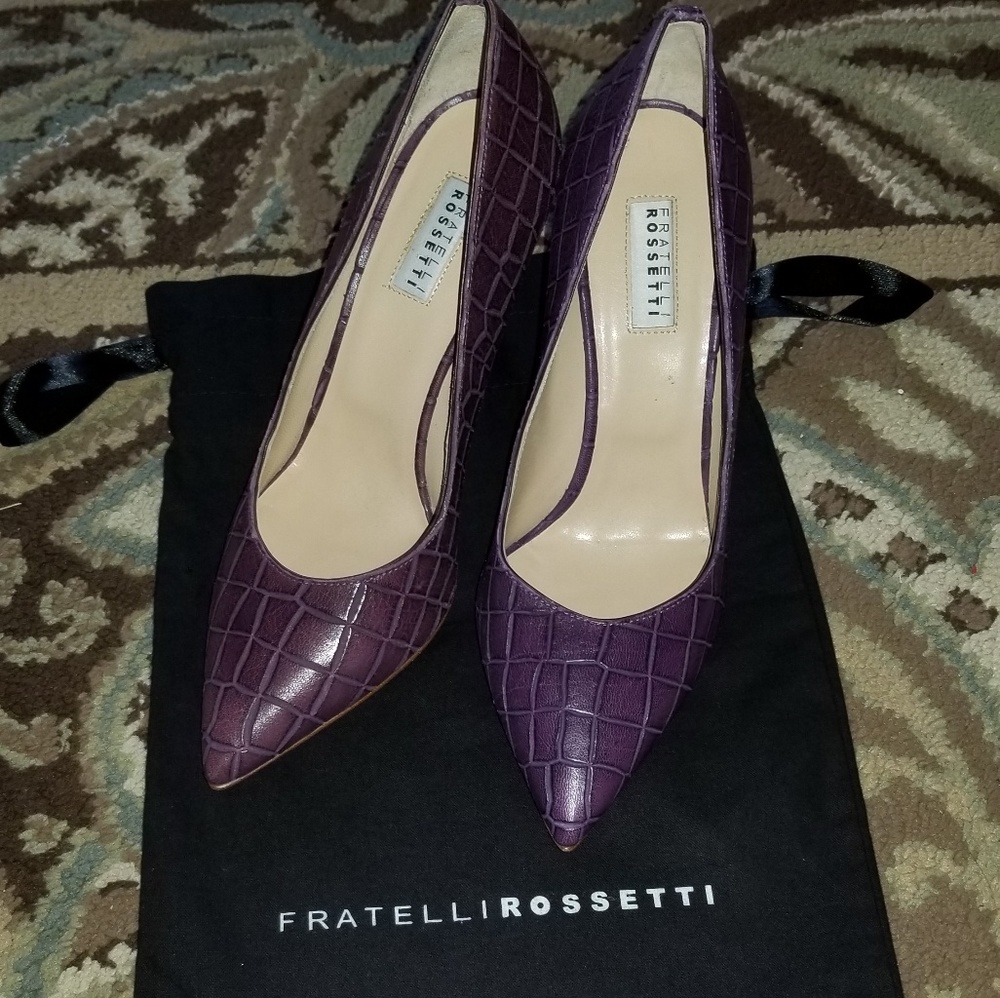 Fratelli Rossetti Purple Pumps